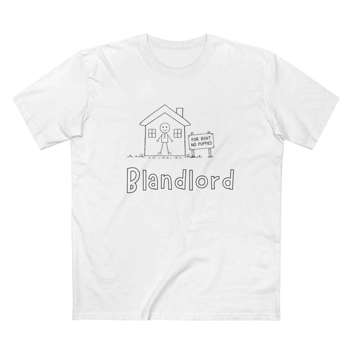 Blandlord Illustration Adult T-Shirt - Armistice Goods
