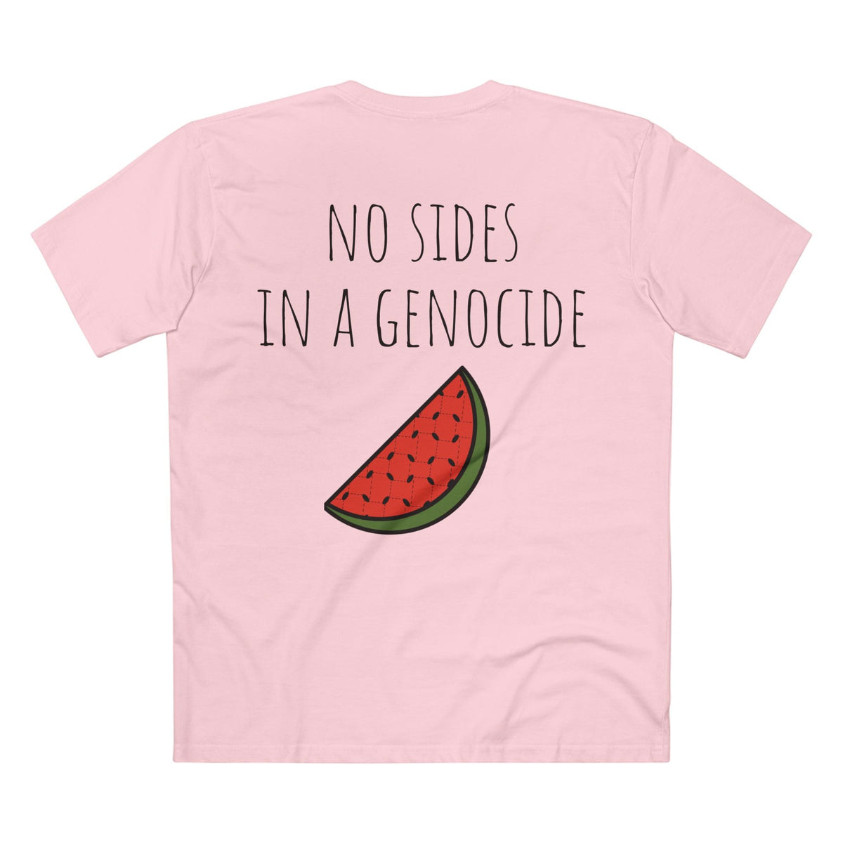 No Sides in a Genocide Watermelon Graphic Tee - Armistice Goods