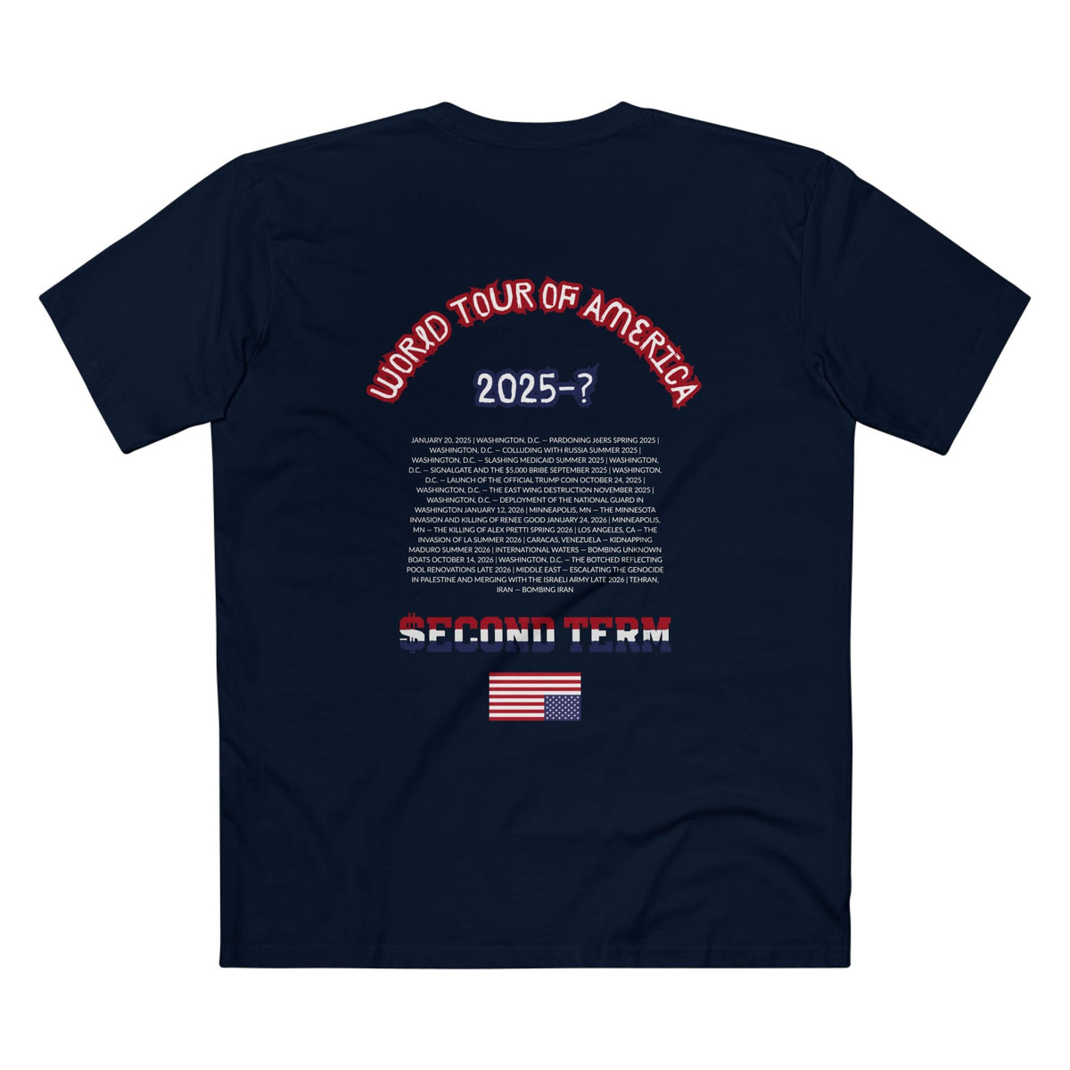 Second Term World Tour Graphic T-Shirt - Armistice Goods